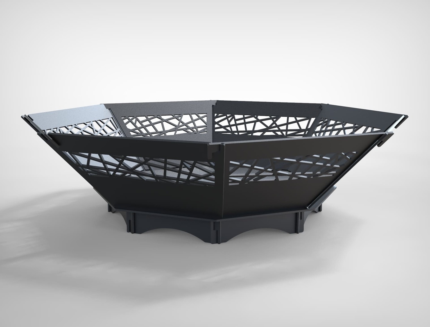 Octagon Fire Pit V1. DXF files for laser, plasma cutting. Фото 8