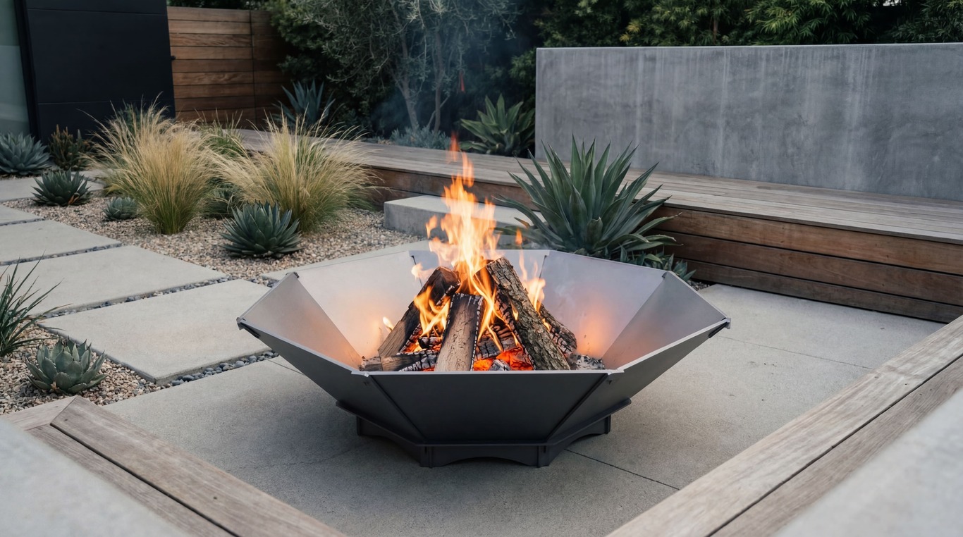 Octagon Fire Pit V2. DXF files for laser, plasma cutting. Фото 2