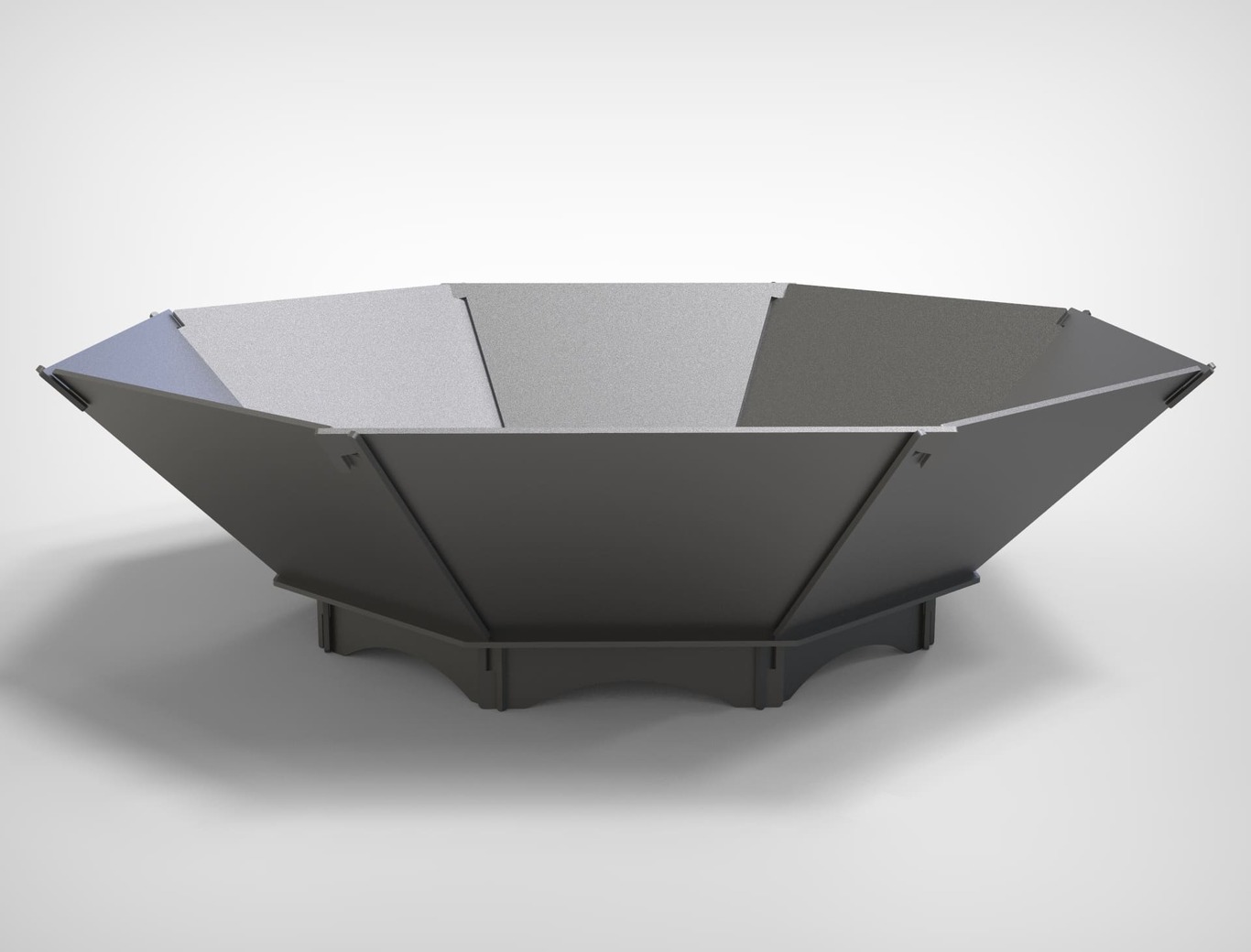 Octagon Fire Pit V2. DXF files for laser, plasma cutting. Фото 4