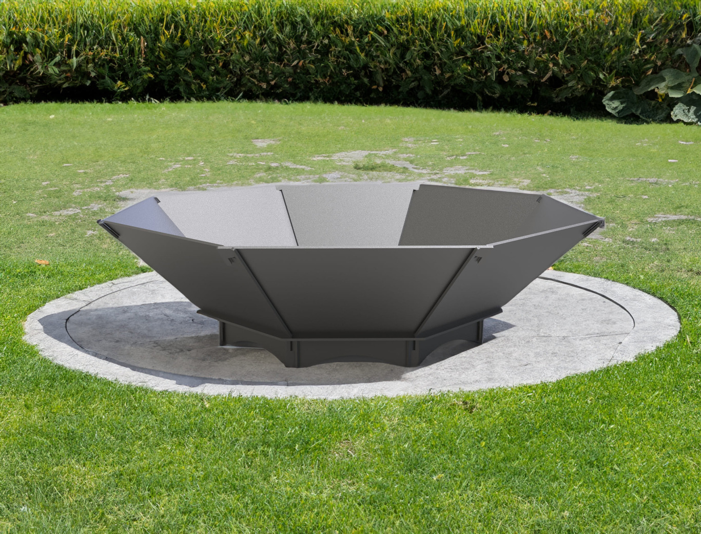 Octagon Fire Pit V2. DXF files for laser, plasma cutting. Фото 3