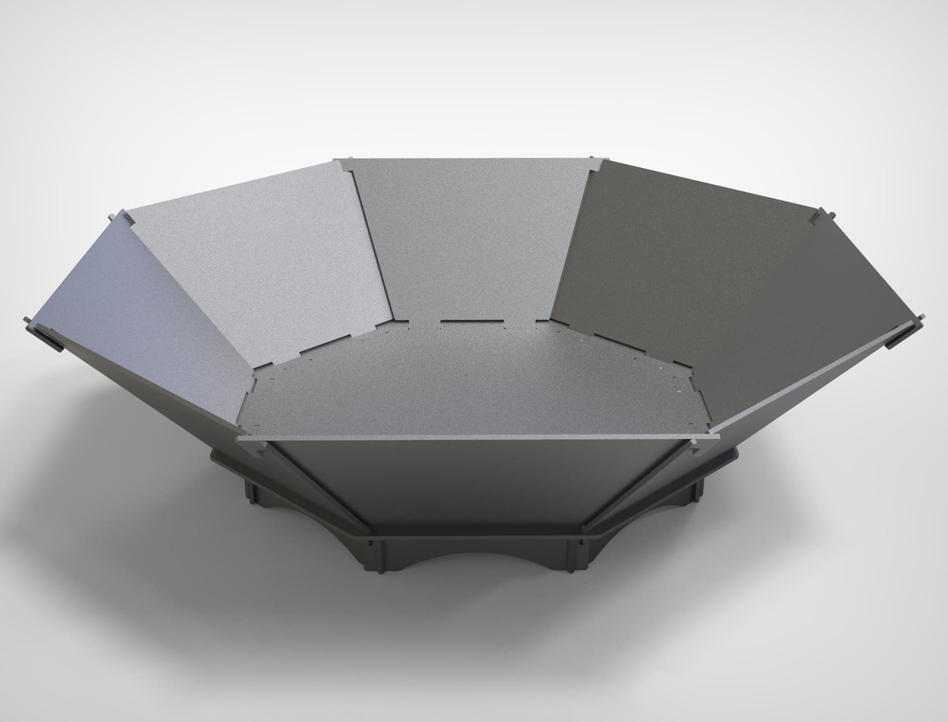 Octagon Fire Pit V2. DXF files for laser, plasma cutting. Фото 5