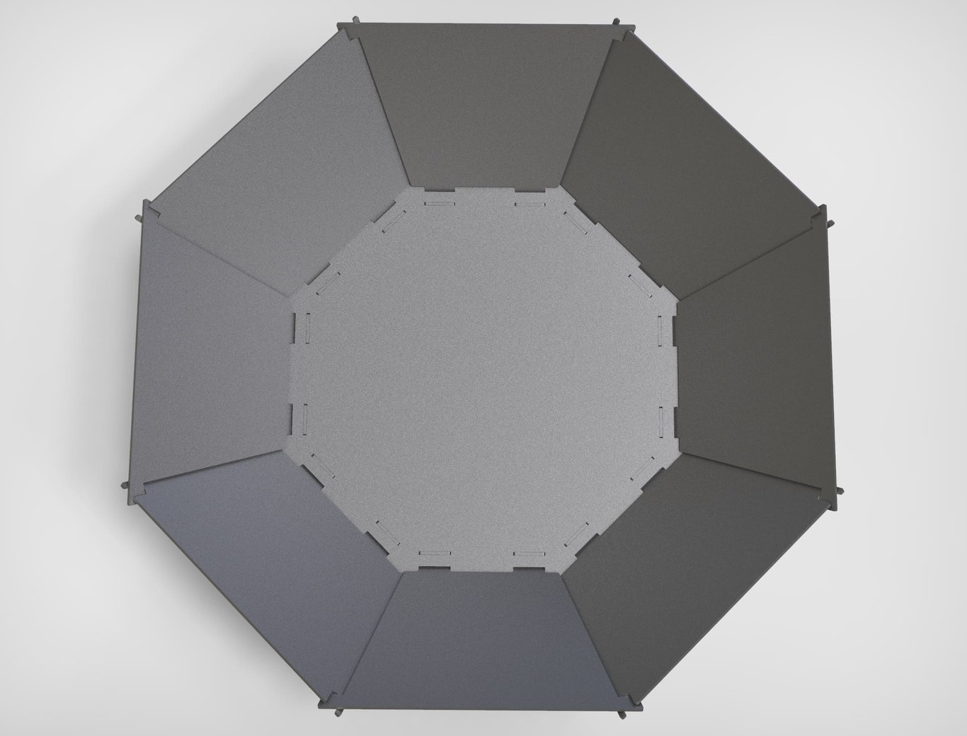 Octagon Fire Pit V2. DXF files for laser, plasma cutting. Фото 10