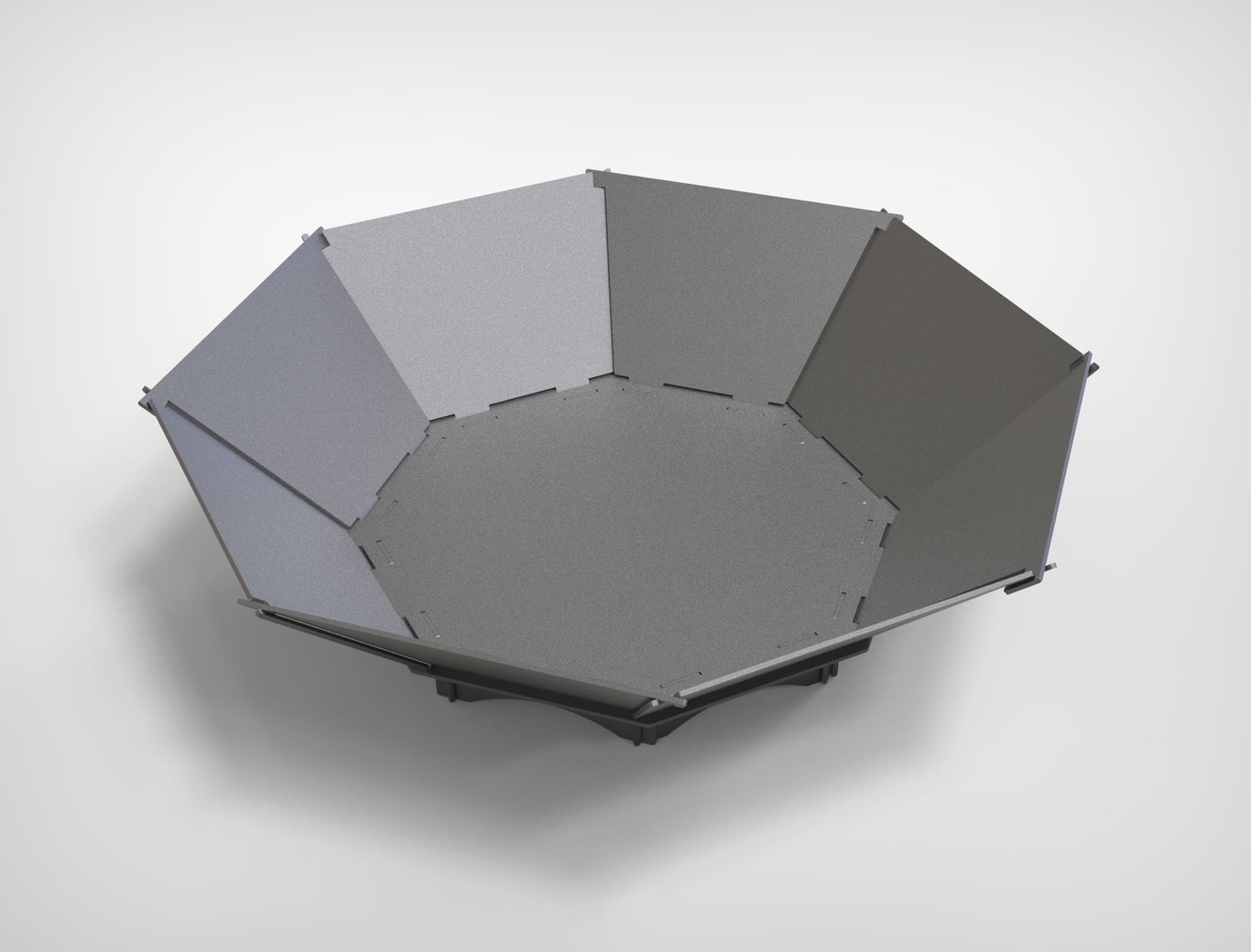 Octagon Fire Pit V2. DXF files for laser, plasma cutting. Фото 7