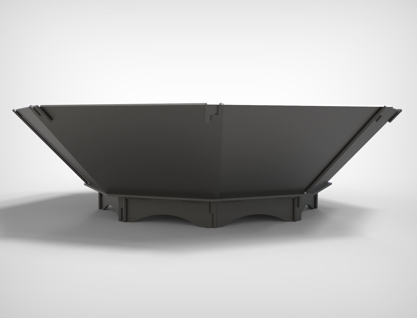 Octagon Fire Pit V2. DXF files for laser, plasma cutting. Фото 6