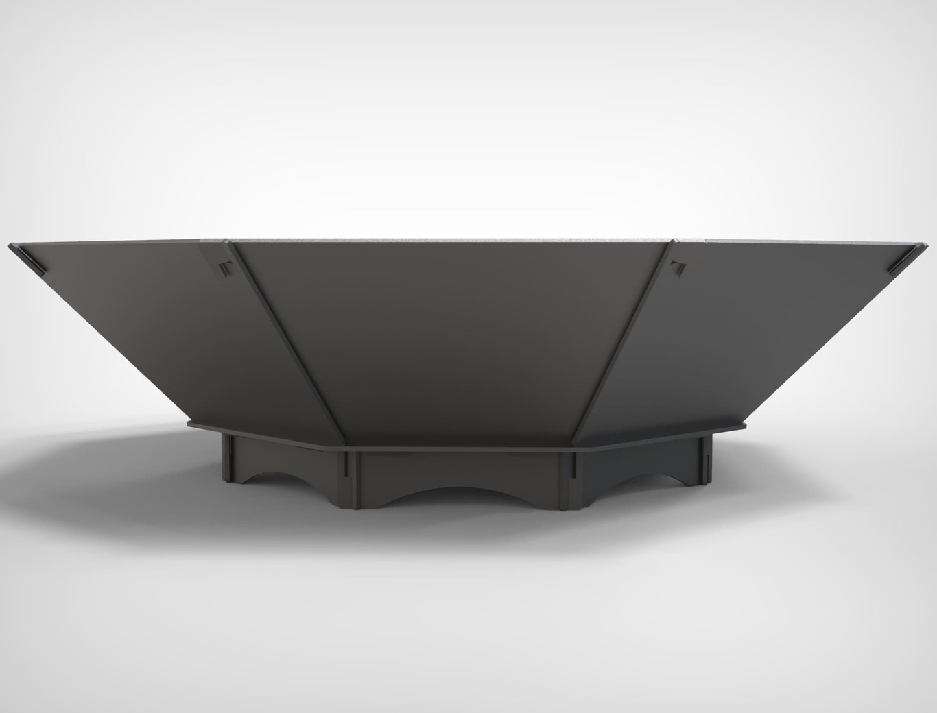 Octagon Fire Pit V2. DXF files for laser, plasma cutting. Фото 8