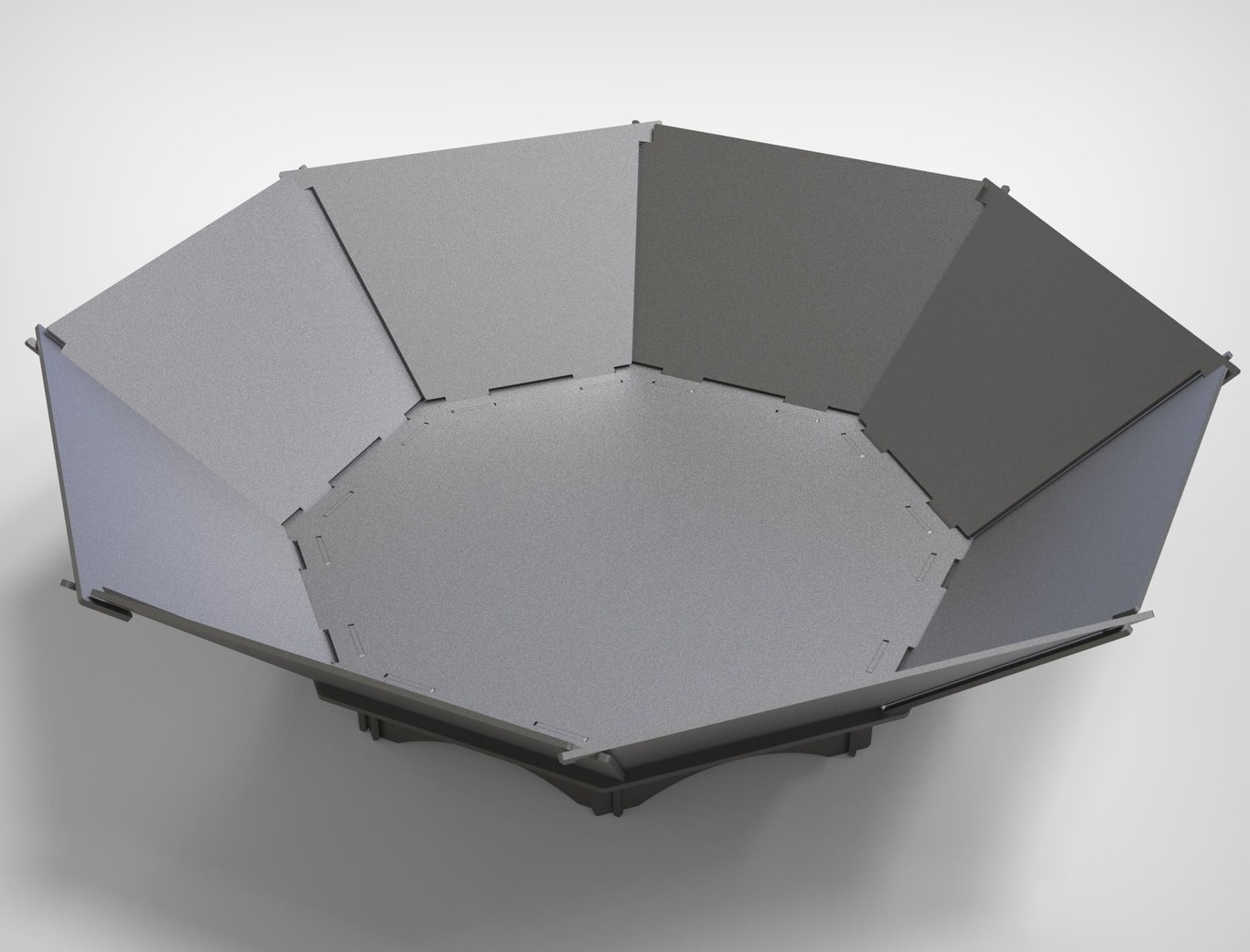 Octagon Fire Pit V2. DXF files for laser, plasma cutting. Фото 9