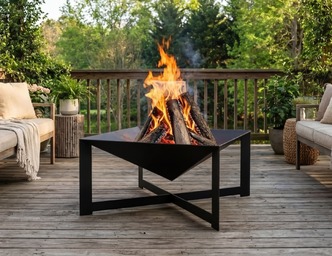 Square Fire Pit. DXF files for laser, plasma cutting
