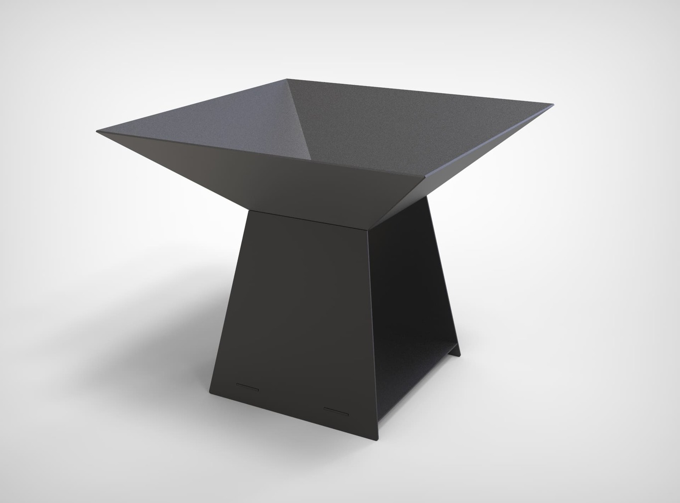 Чаша для огня квадратная высокая. DXF файлы для лазерной, плазменной резки. Фото 10
