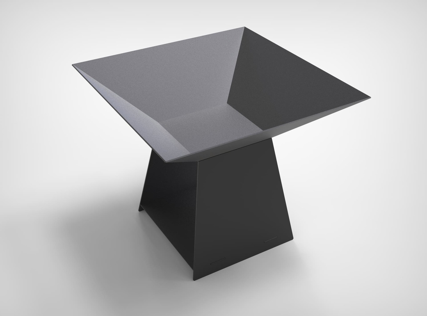 Чаша для огня квадратная высокая. DXF файлы для лазерной, плазменной резки. Фото 8