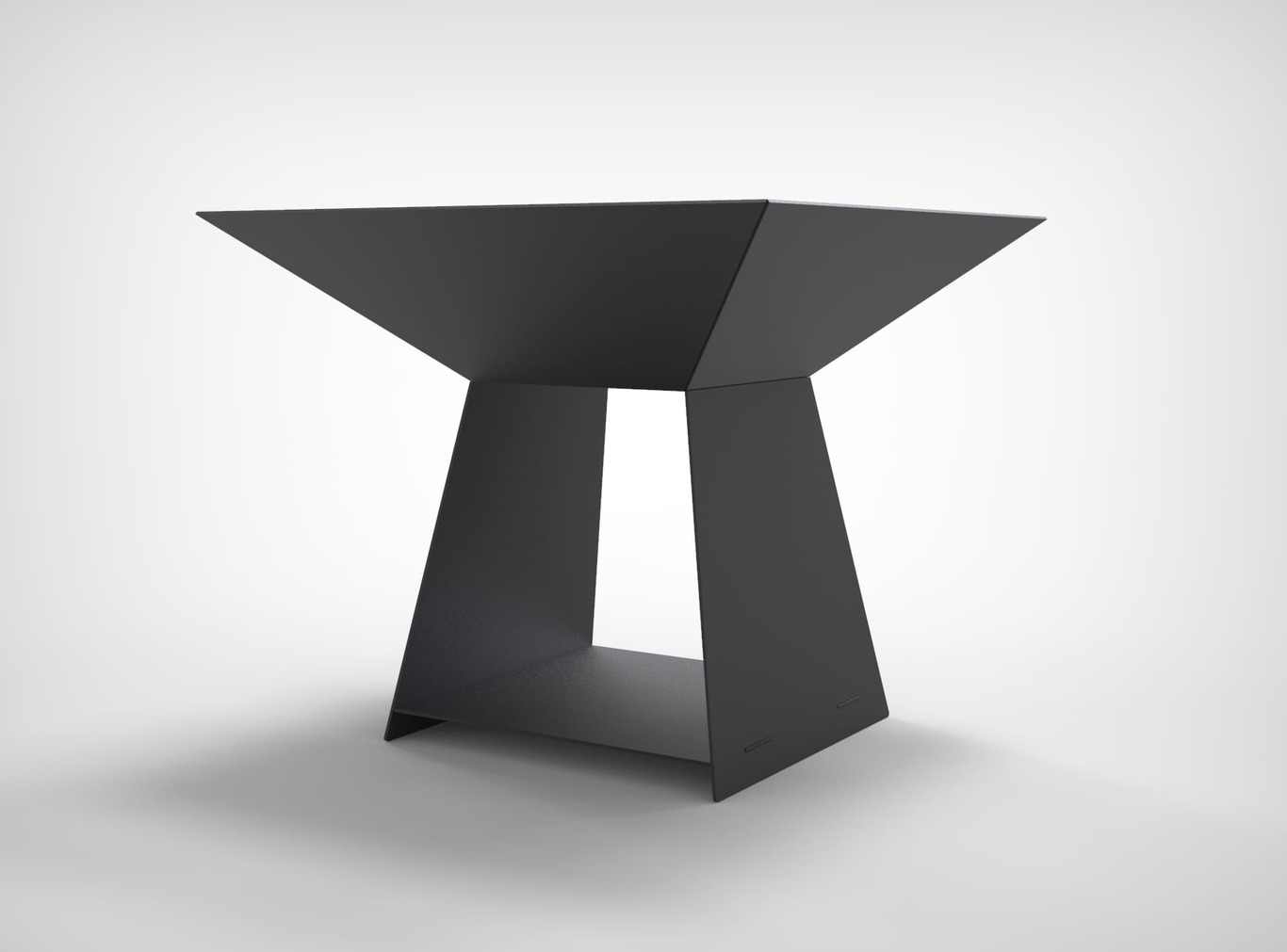 Чаша для огня квадратная высокая. DXF файлы для лазерной, плазменной резки. Фото 11