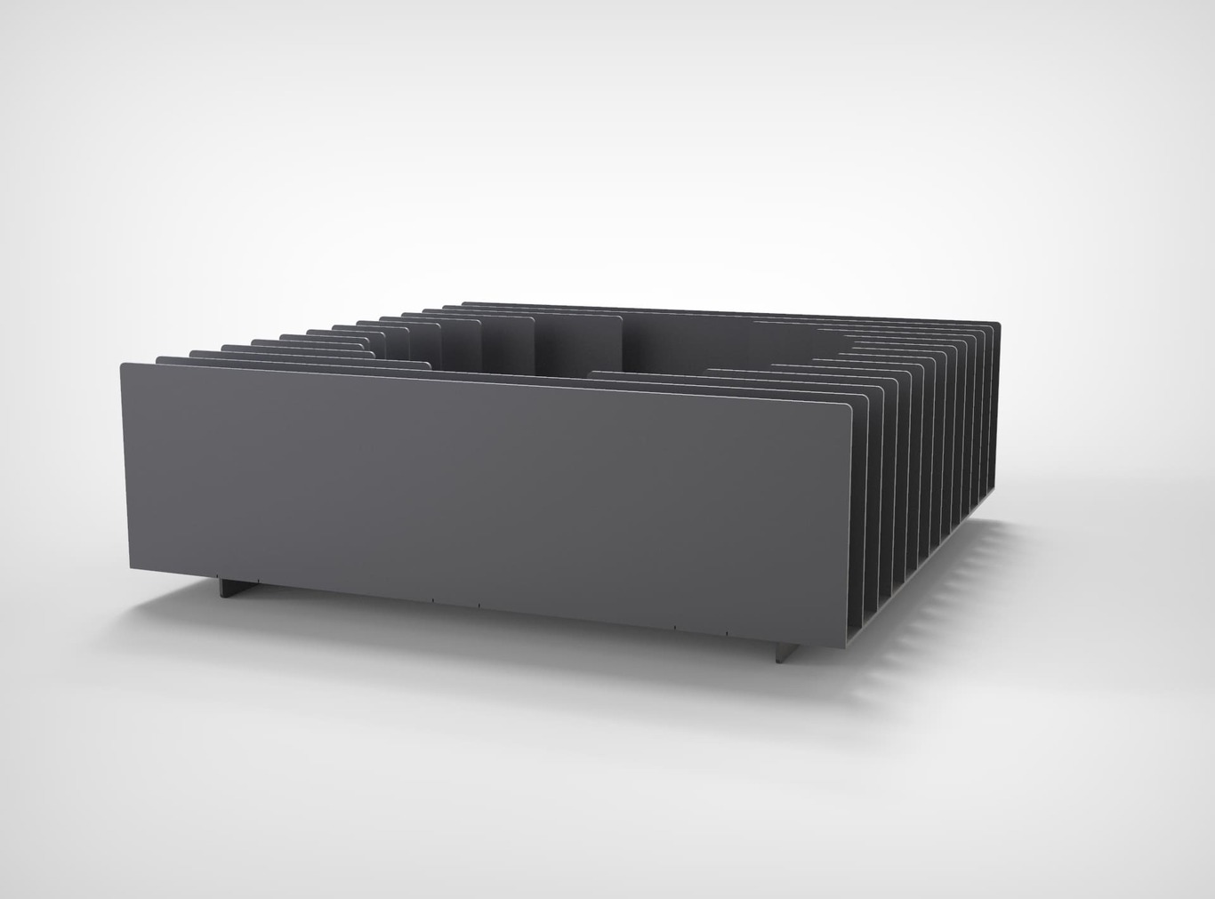 Ribbed Fire Pit. DXF files for laser, plasma cutting. Фото 10
