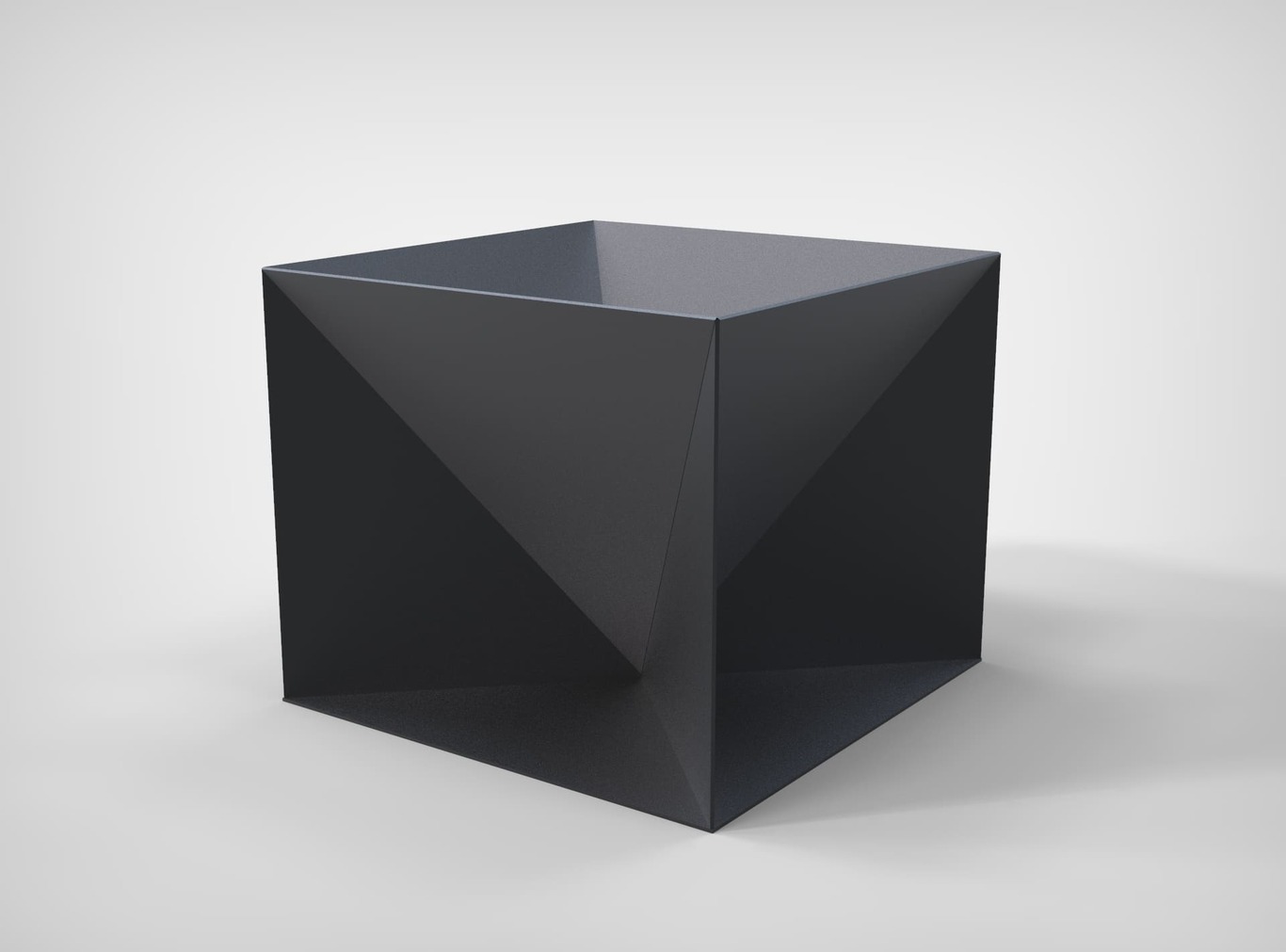 Cube Fire Pit. DXF files for laser, plasma cutting. Фото 4