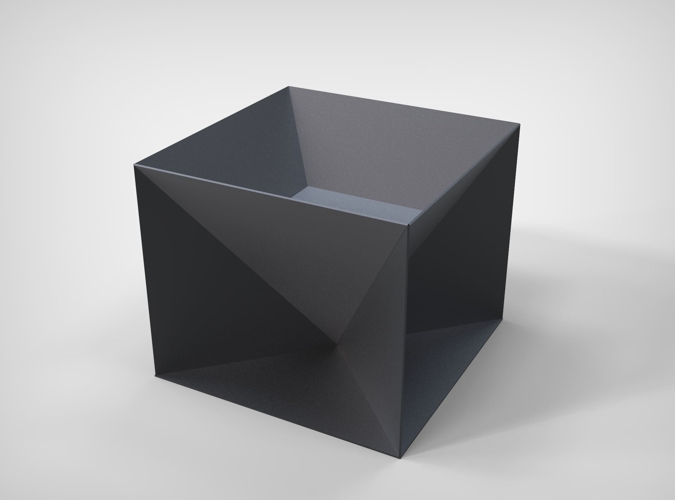 Cube Fire Pit. DXF files for laser, plasma cutting. Фото 7