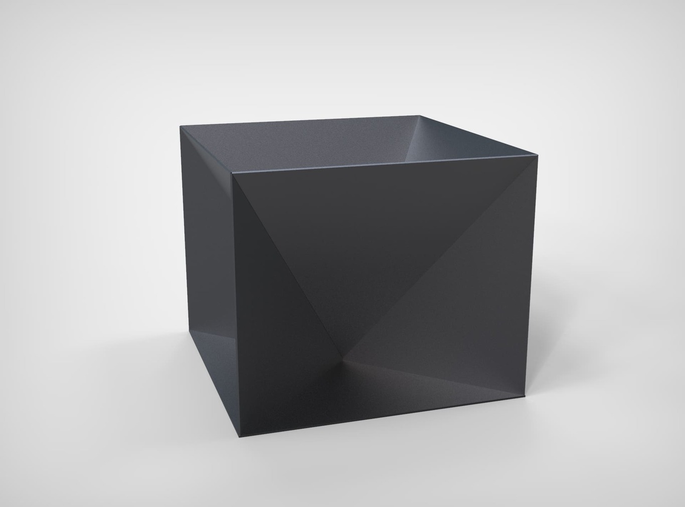 Cube Fire Pit. DXF files for laser, plasma cutting. Фото 6