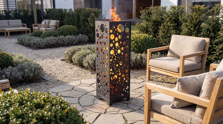 Bubbles Fire Pit. DXF files for laser, plasma cutting