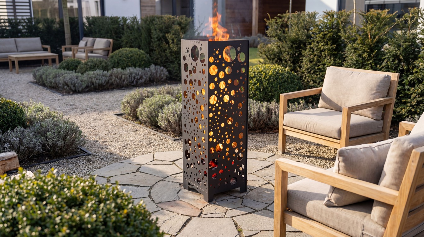 Bubbles Fire Pit. DXF files for laser, plasma cutting