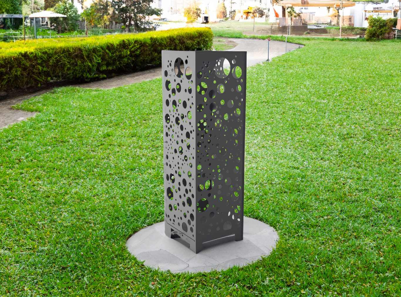 Bubbles Fire Pit. DXF files for laser, plasma cutting. Фото 2