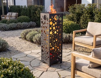 Bubbles Fire Pit. DXF files for laser, plasma cutting