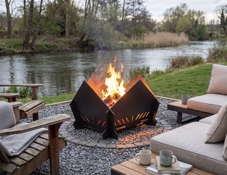 Crown Fire Pit. DXF files for laser, plasma cutting
