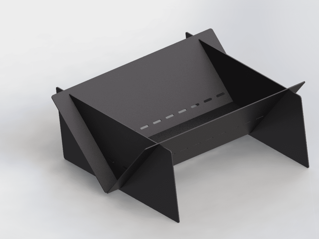 Quadro 31" Fire Pit. DXF files for laser, plasma cutting. Фото 5