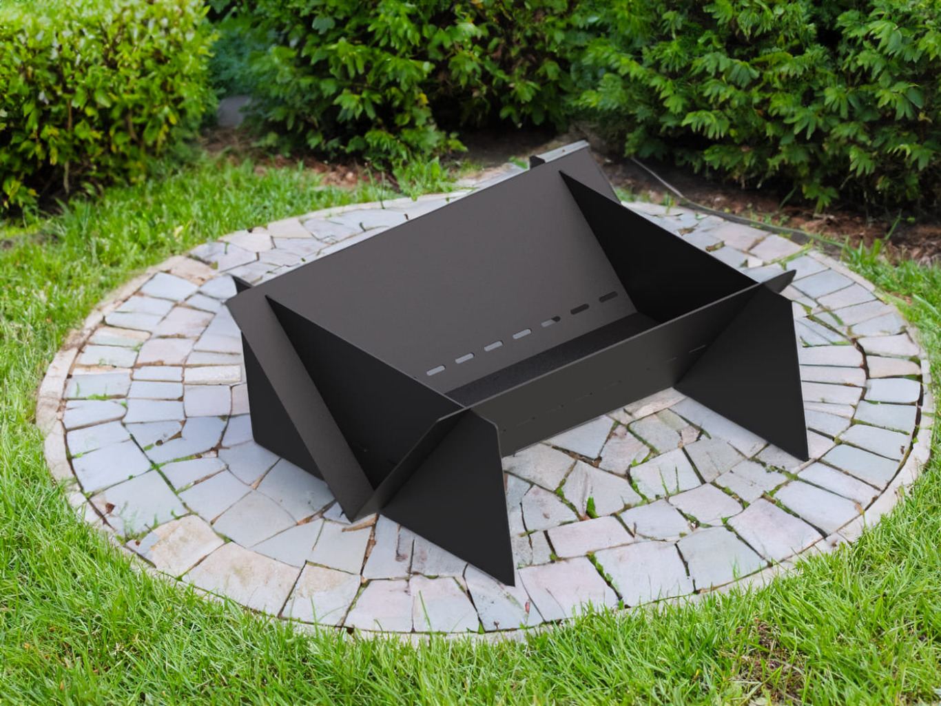 Quadro 31" Fire Pit. DXF files for laser, plasma cutting. Фото 3
