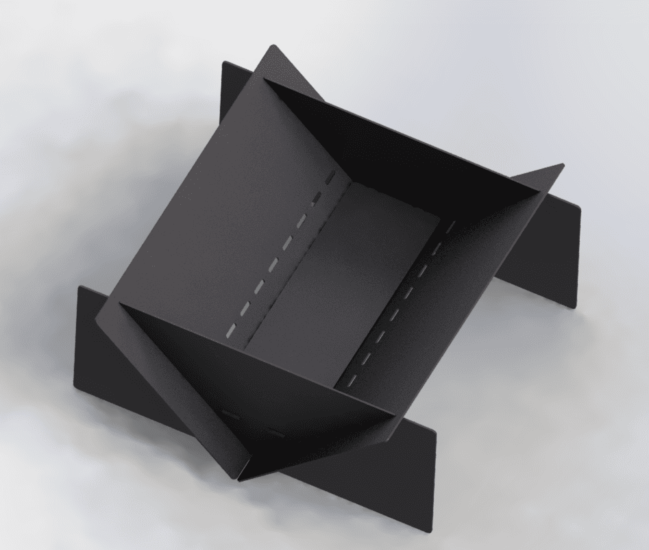 Quadro 31" Fire Pit. DXF files for laser, plasma cutting. Фото 4