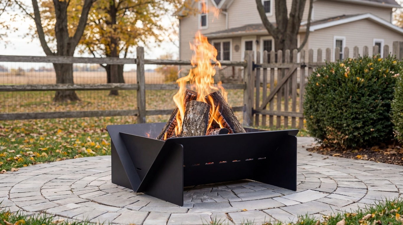 Quadro 31" Fire Pit. DXF files for laser, plasma cutting. Фото 2