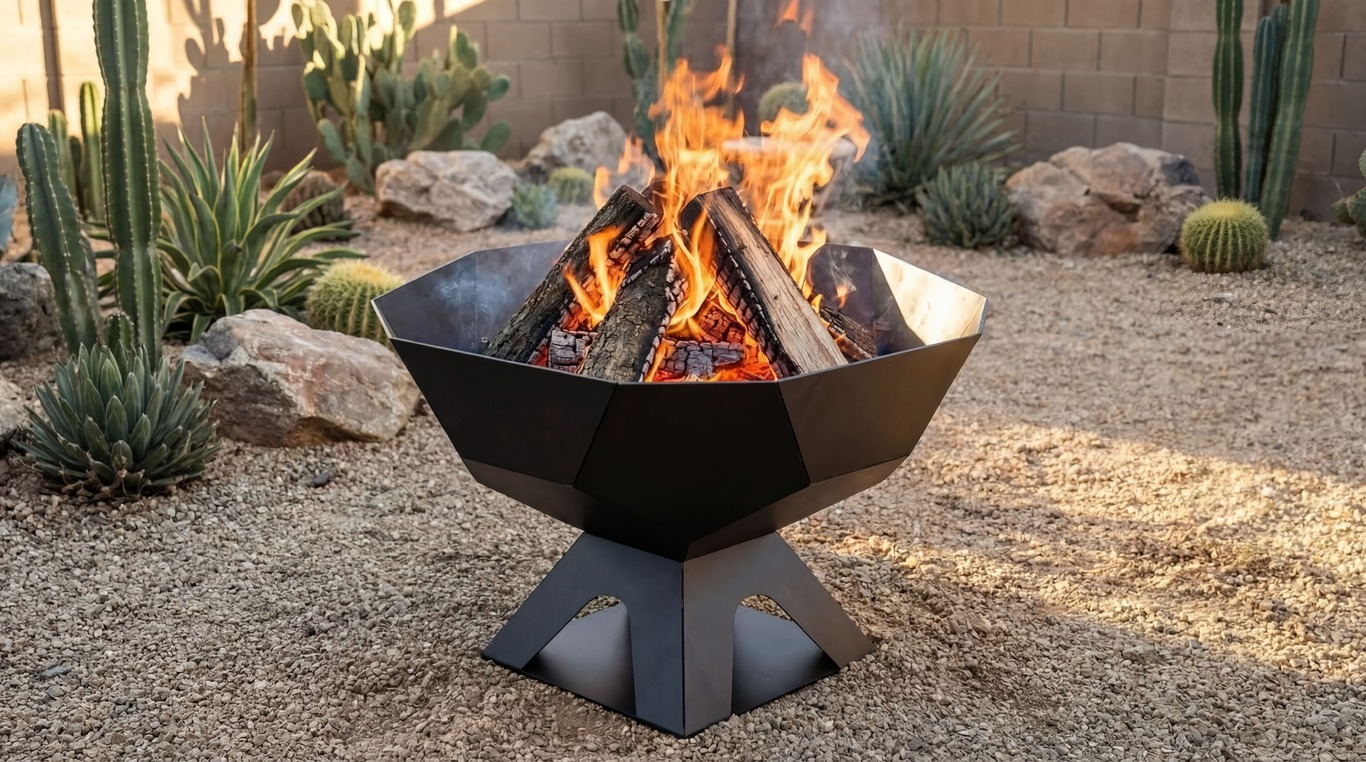 Fire Bowl V1. DXF files for laser, plasma cutting