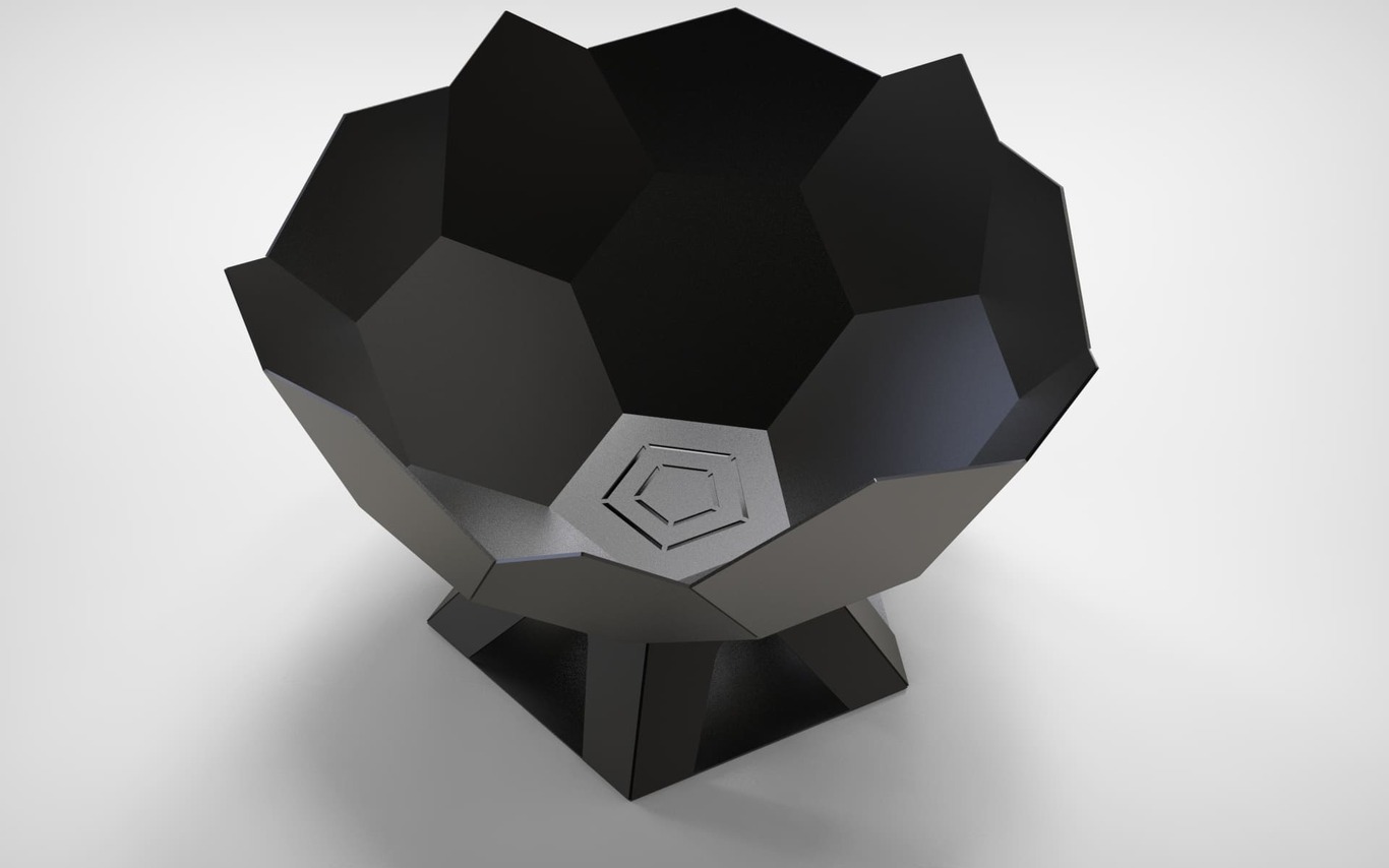 Fire Bowl V2. DXF files for laser, plasma cutting. Фото 5