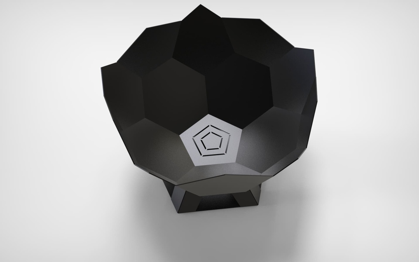 Fire Bowl V2. DXF files for laser, plasma cutting. Фото 6