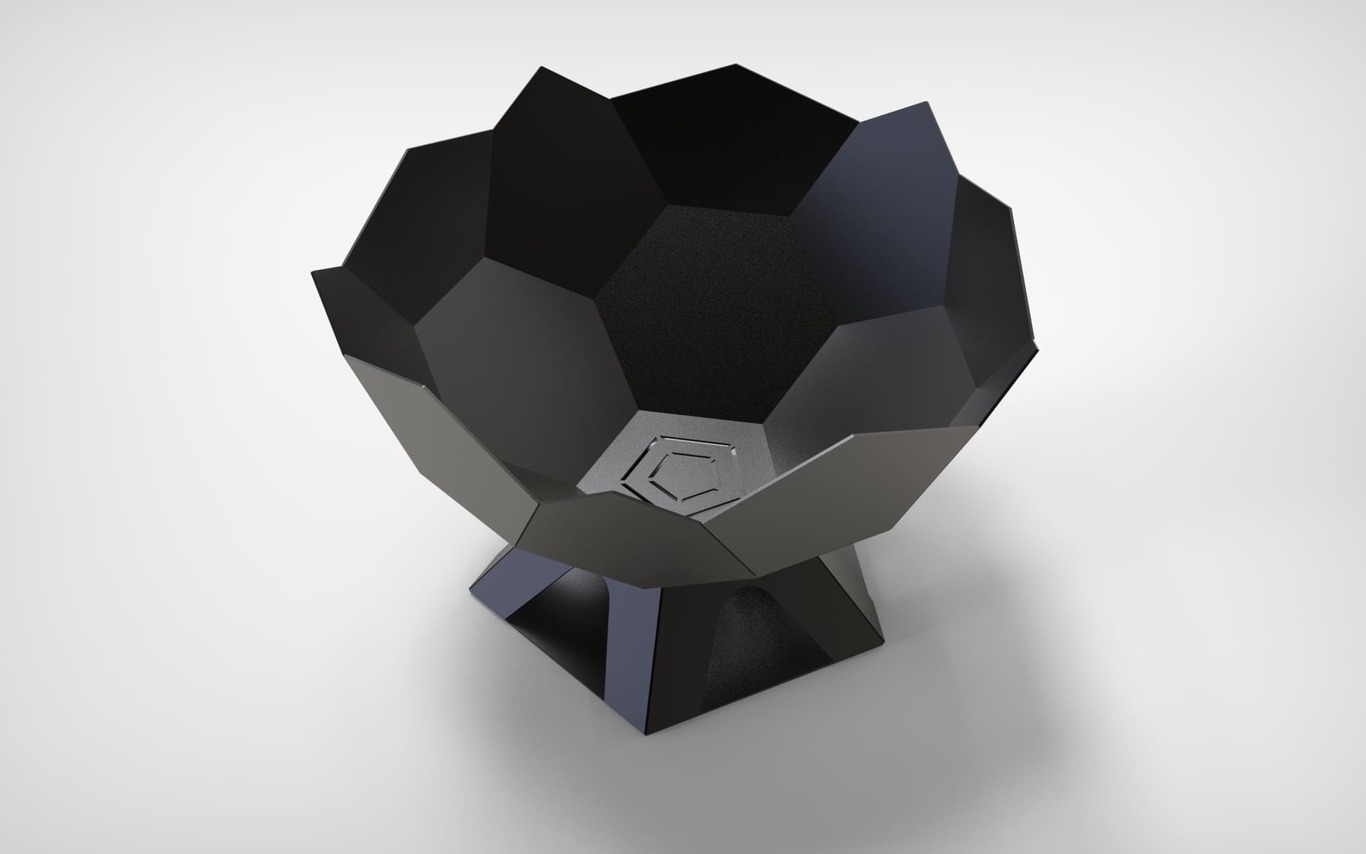 Fire Bowl V2. DXF files for laser, plasma cutting. Фото 9