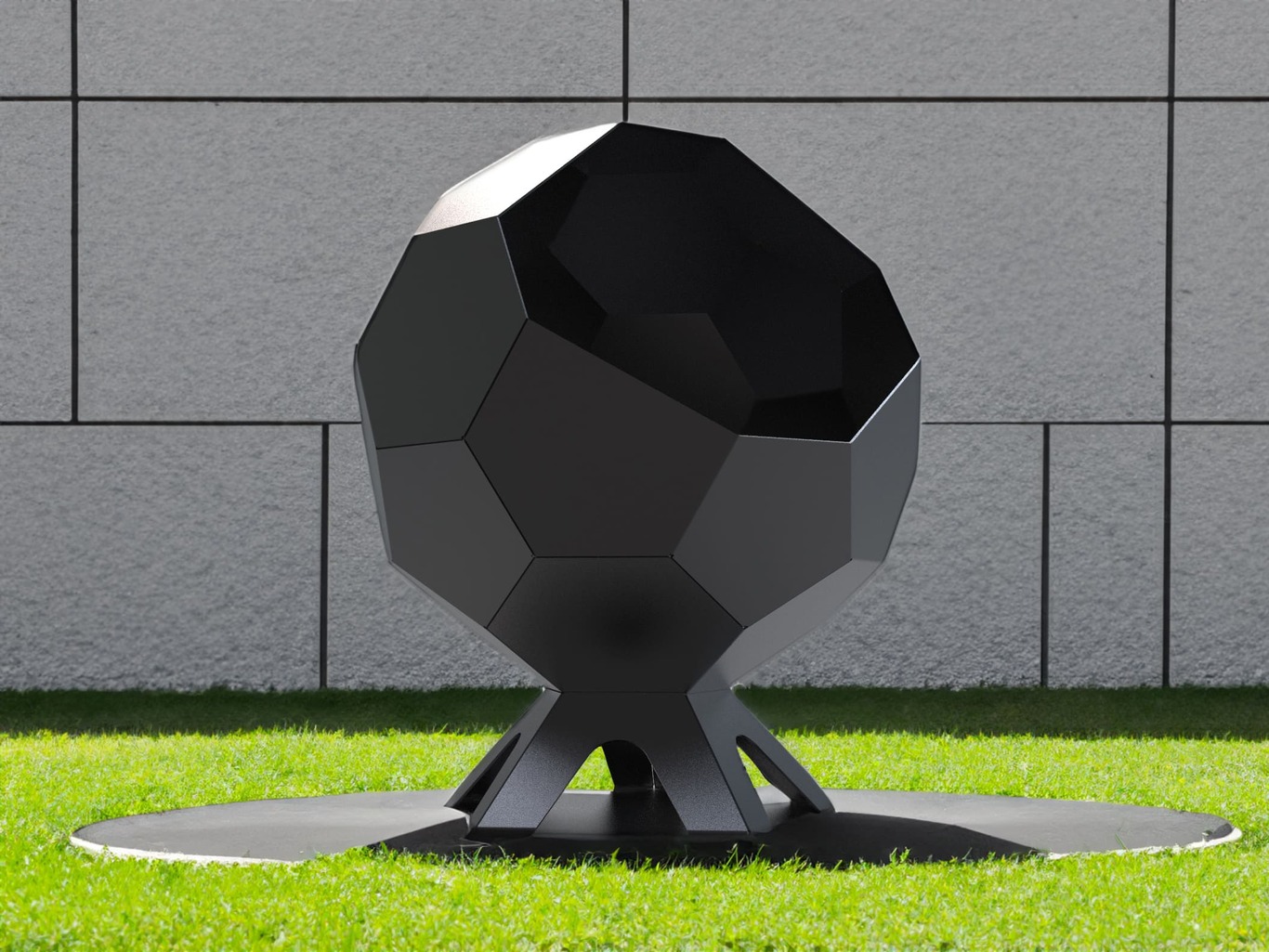 Brasero Bola V2. Archivos DXF para corte láser y plasma. Фото 2
