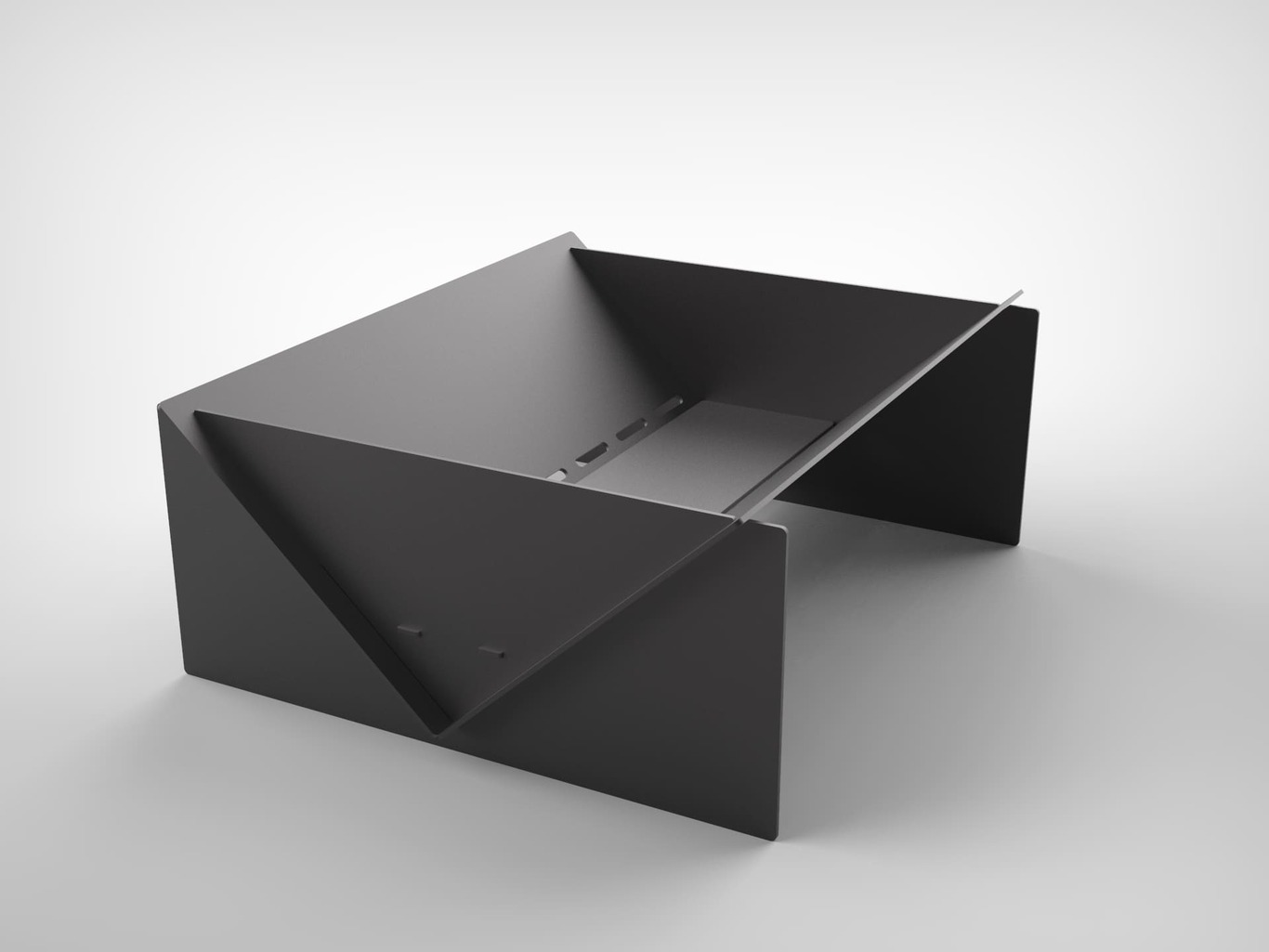 Brasero rectangular V1. Archivos DXF para corte láser y plasma. Фото 3