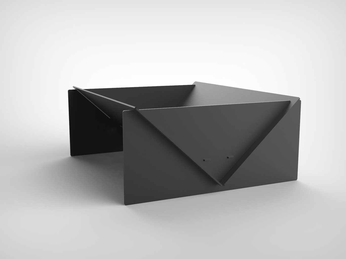 Brasero rectangular V1. Archivos DXF para corte láser y plasma. Фото 4