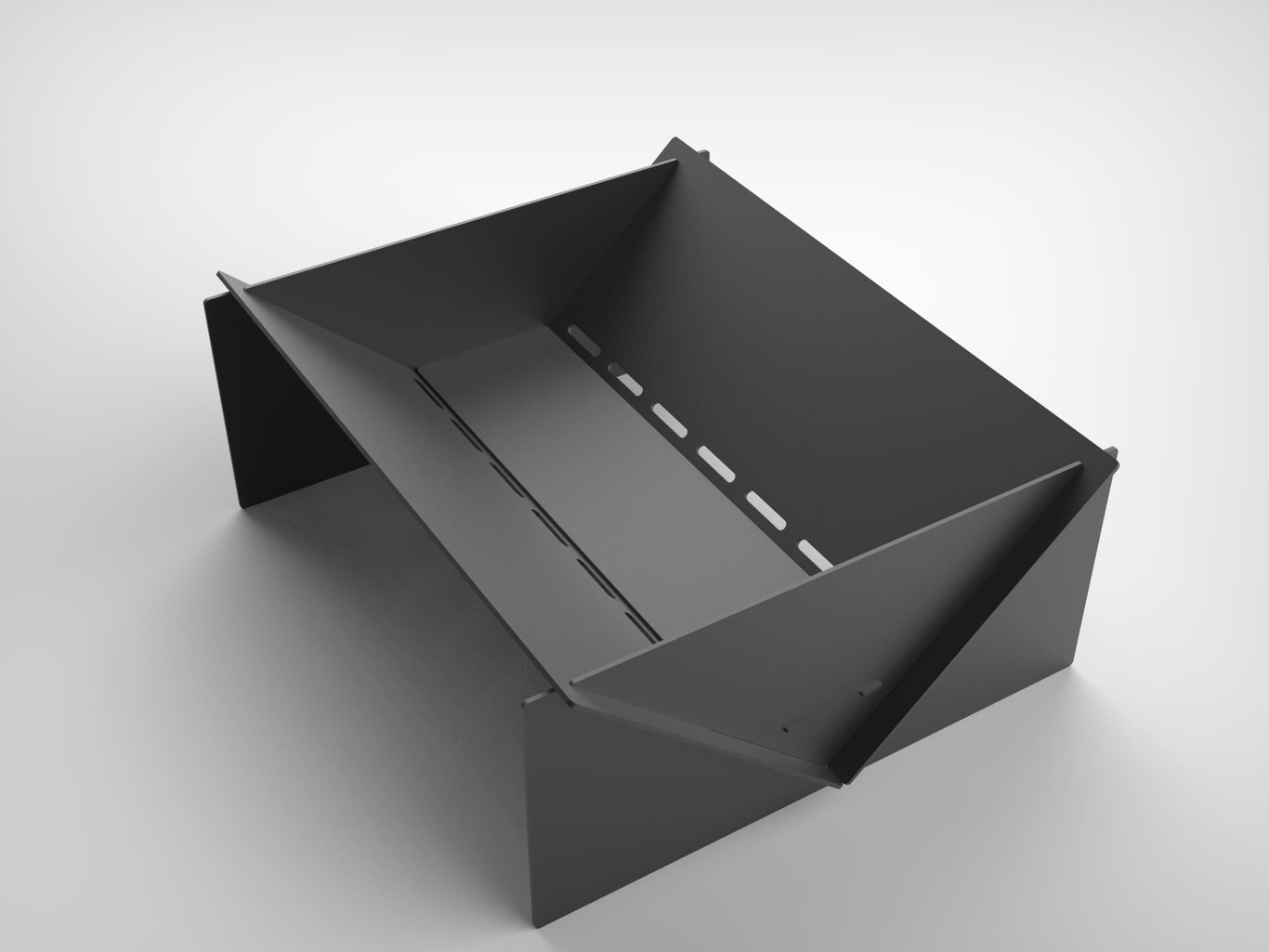 Brasero rectangular V1. Archivos DXF para corte láser y plasma. Фото 6