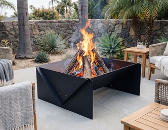 Rectangular Fire Pit V1. DXF files for laser, plasma cutting
