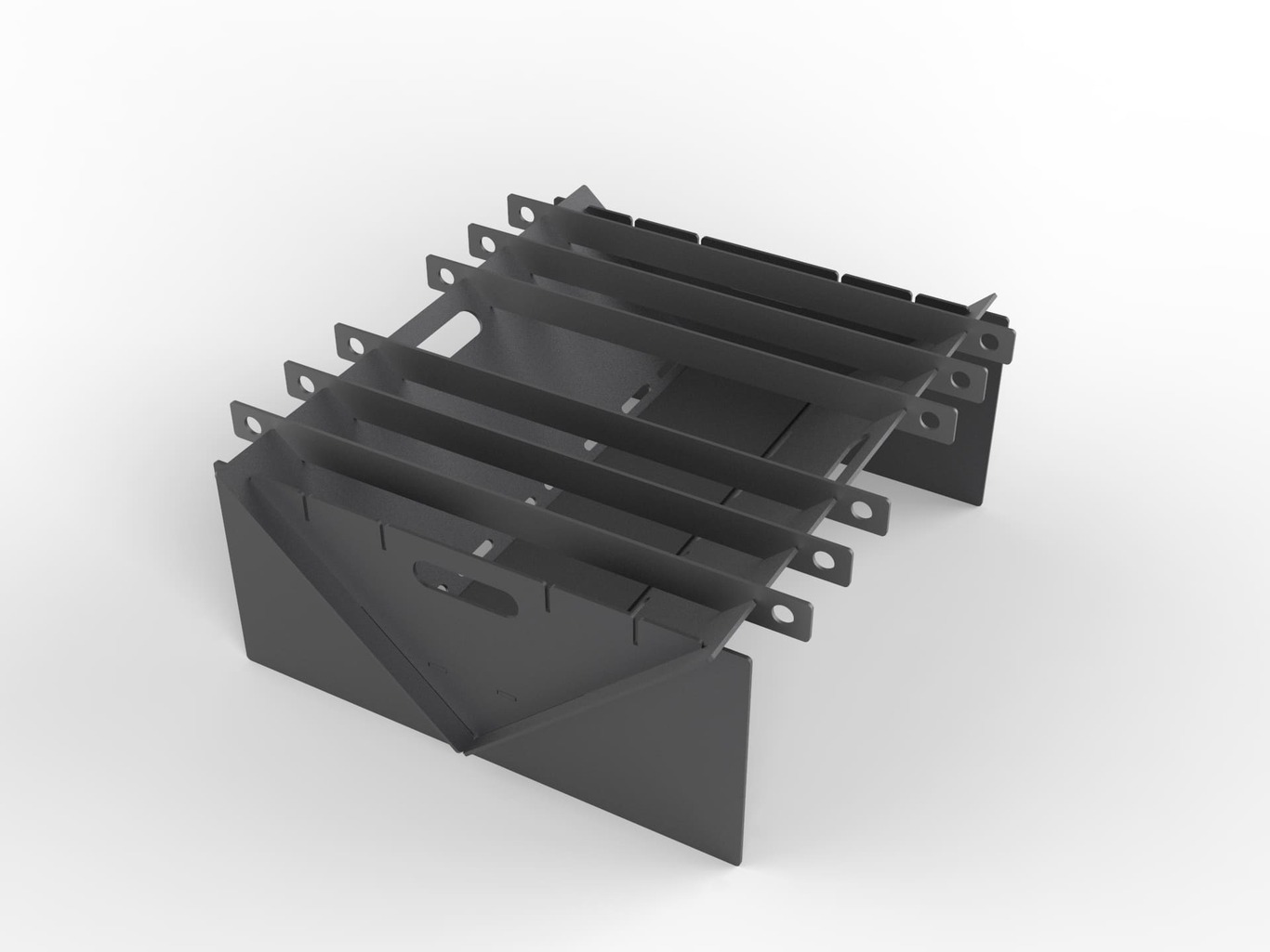 Rectangular Fire Pit V2. DXF files for laser, plasma cutting. Фото 3