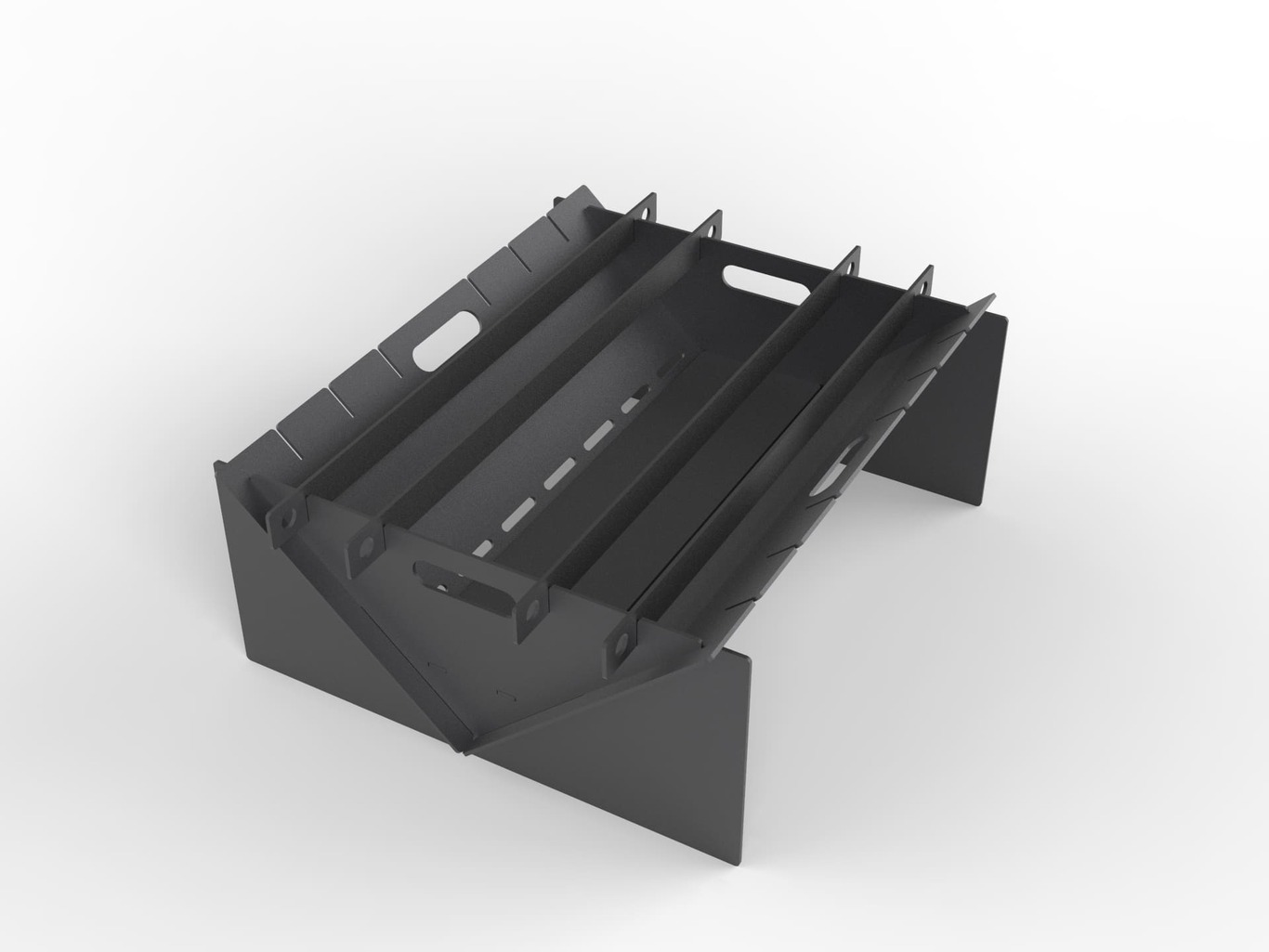 Rectangular Fire Pit V2. DXF files for laser, plasma cutting. Фото 4