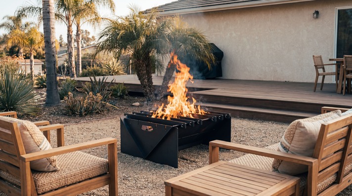 Rectangular Fire Pit V2. DXF files for laser, plasma cutting