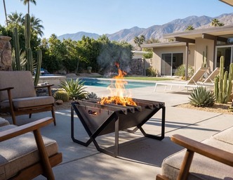 Light Rectangular Fire Pit V2. DXF files for laser, plasma cutting