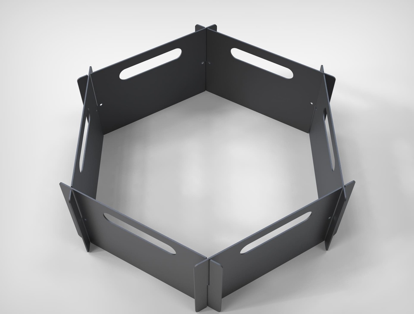 Anneau de Foyer Pliable. Fichiers DXF pour découpe laser et plasma. Фото 10