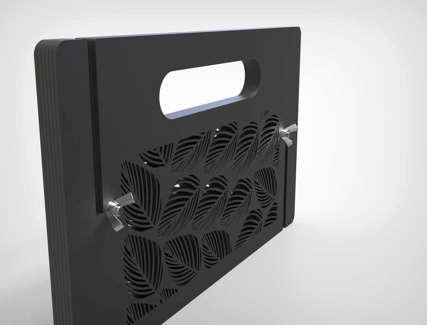 Flat-Pack Leaves Ring Fire Pit. DXF files for laser, plasma cutting. Фото 2