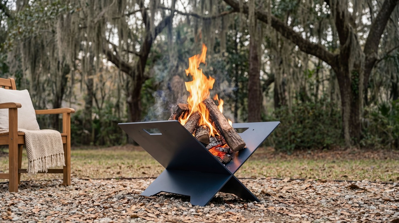 Slider Rectangular Fire Pit. DXF files for laser, plasma cutting