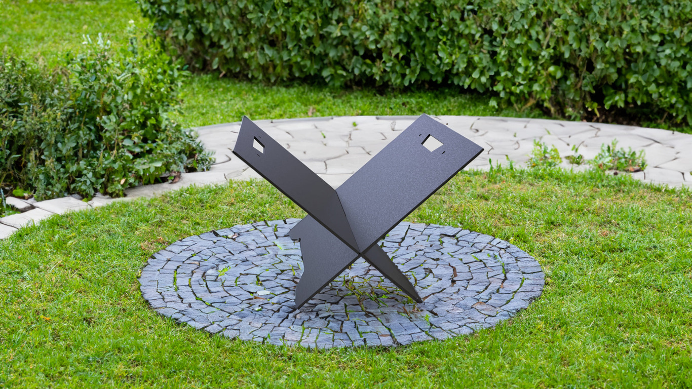 Slider Rectangular Fire Pit. DXF files for laser, plasma cutting. Фото 2
