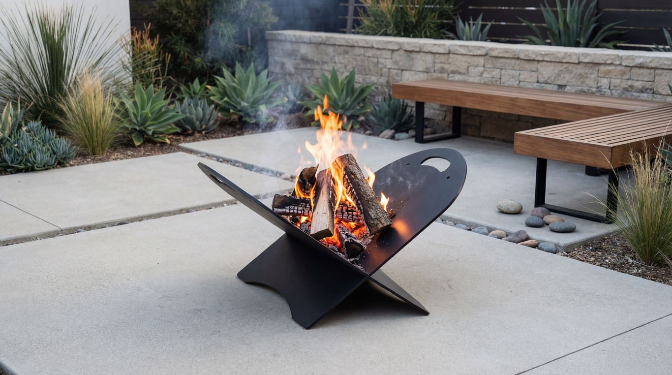 Slider Rounded Fire Pit. DXF files for laser, plasma cutting