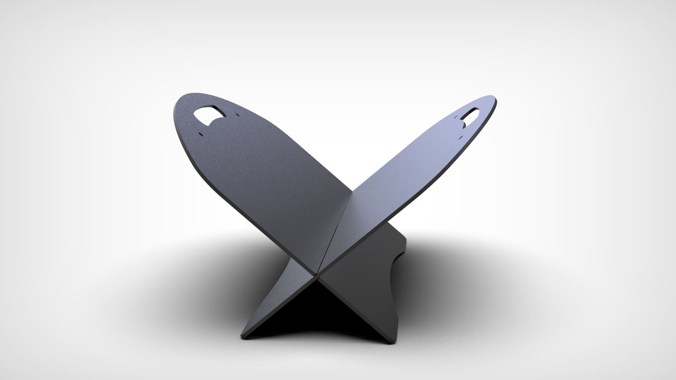 Slider Rounded Fire Pit. DXF files for laser, plasma cutting. Фото 3