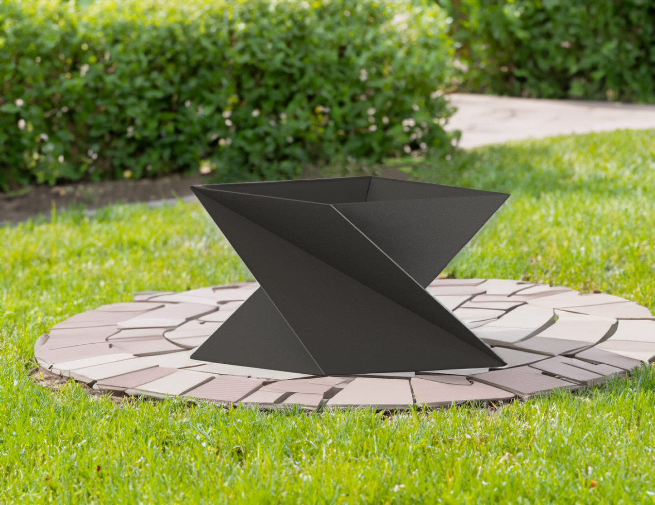 19-Inch Twist Fire Pit V1. DXF files for laser, plasma cutting. Фото 3