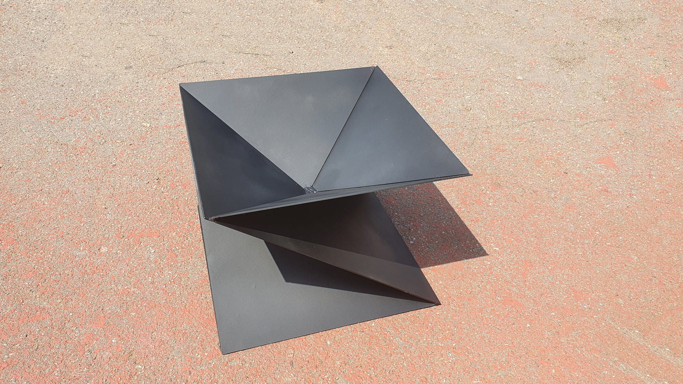 19-Inch Twist Fire Pit V1. DXF files for laser, plasma cutting. Фото 4
