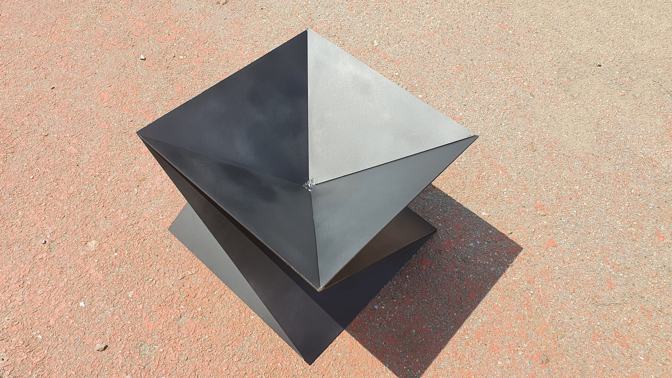 19-Inch Twist Fire Pit V1. DXF files for laser, plasma cutting. Фото 8