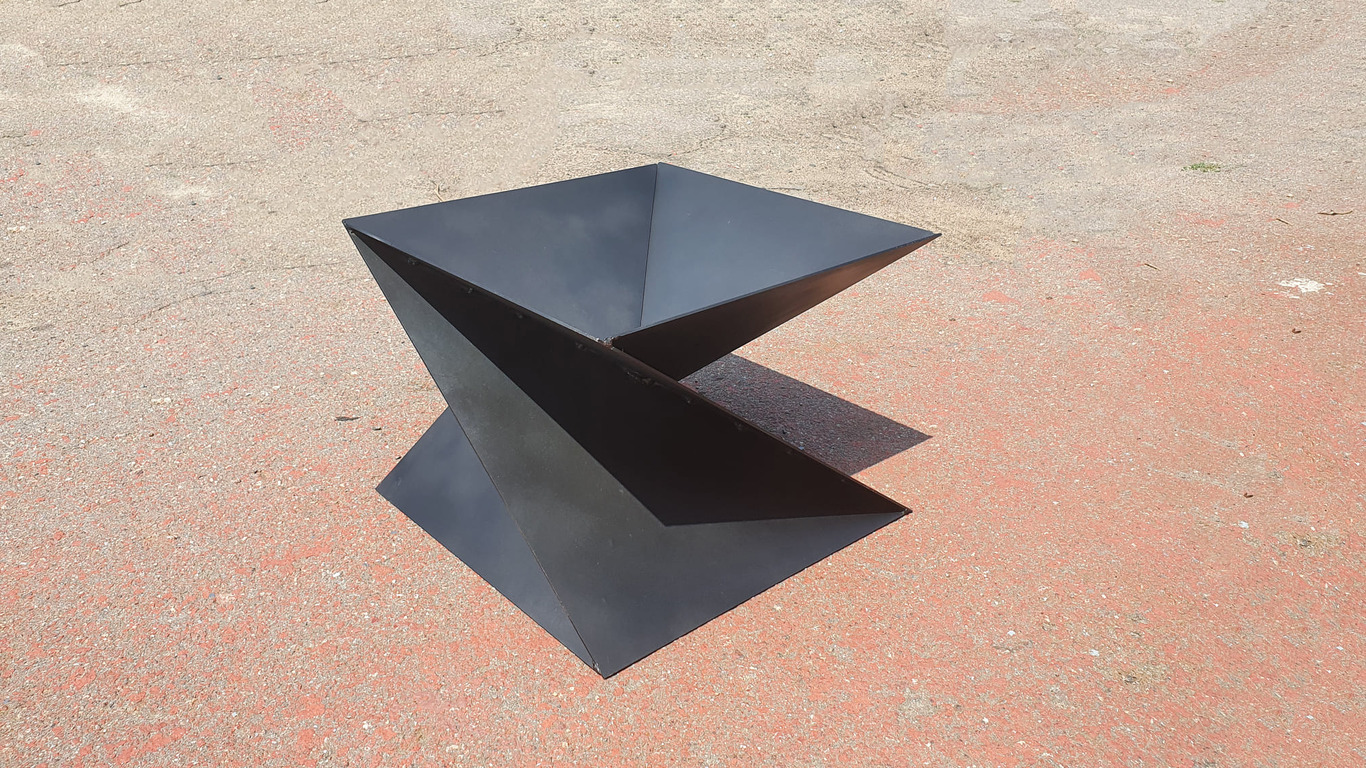 19-Inch Twist Fire Pit V1. DXF files for laser, plasma cutting. Фото 9